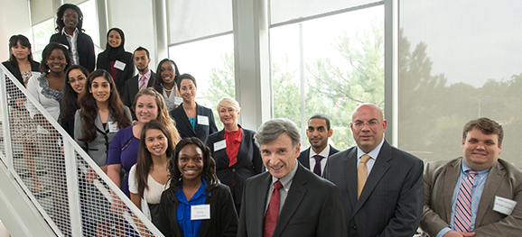 Health Administration & Policy student group photo